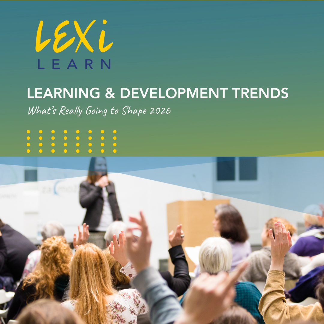 LEXi Learn 2026 Learning & Development Trends - behavioural intelligence, team collaboration, drama-based learning.