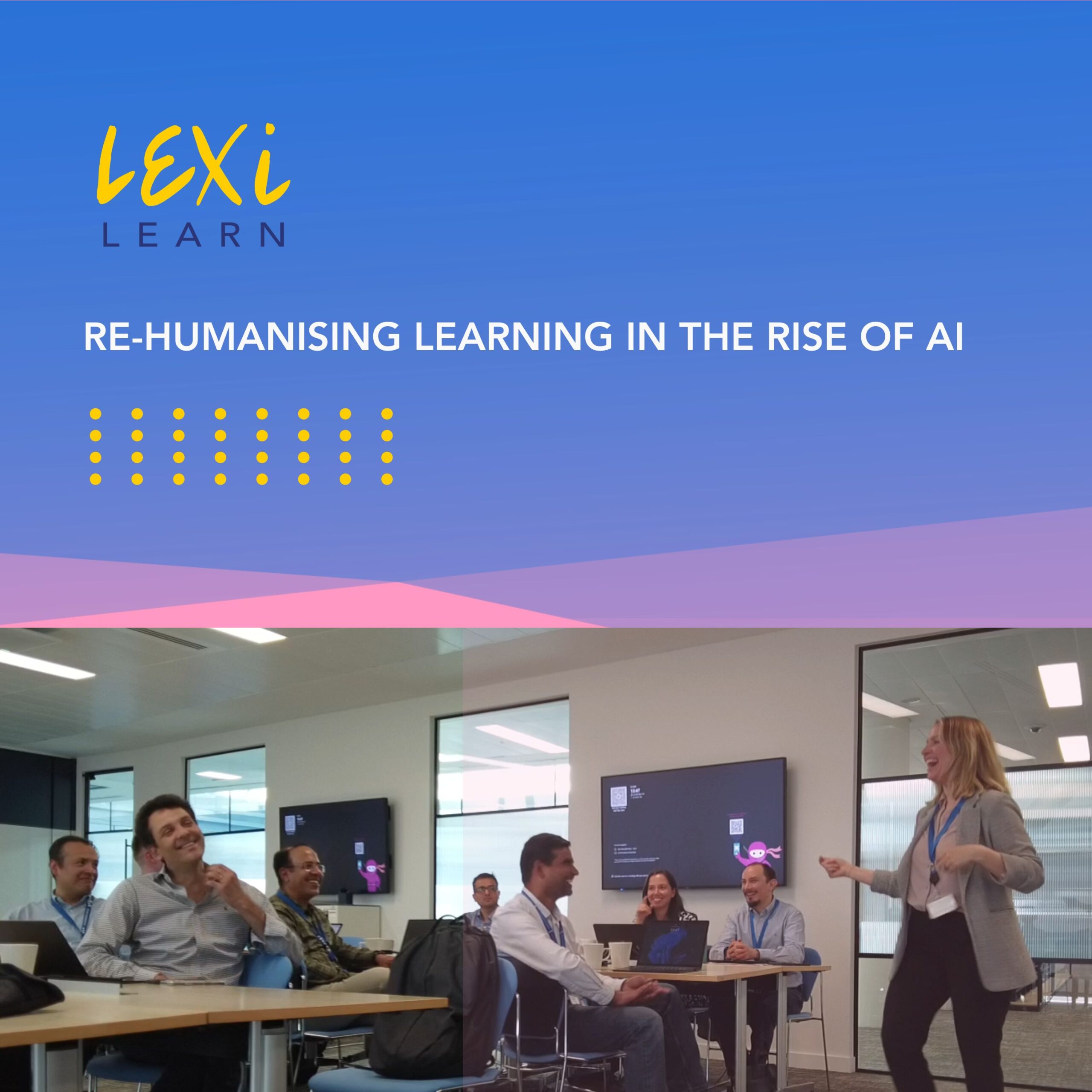 Group training session using drama-based learning techniques with facilitator engaging participants in a workshop.